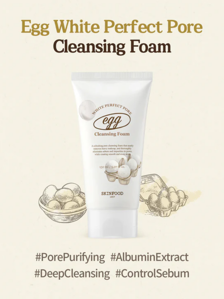 Egg White Pore Foam